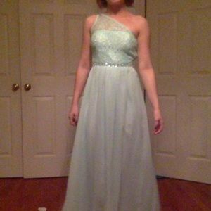 Aqua Prom Dress